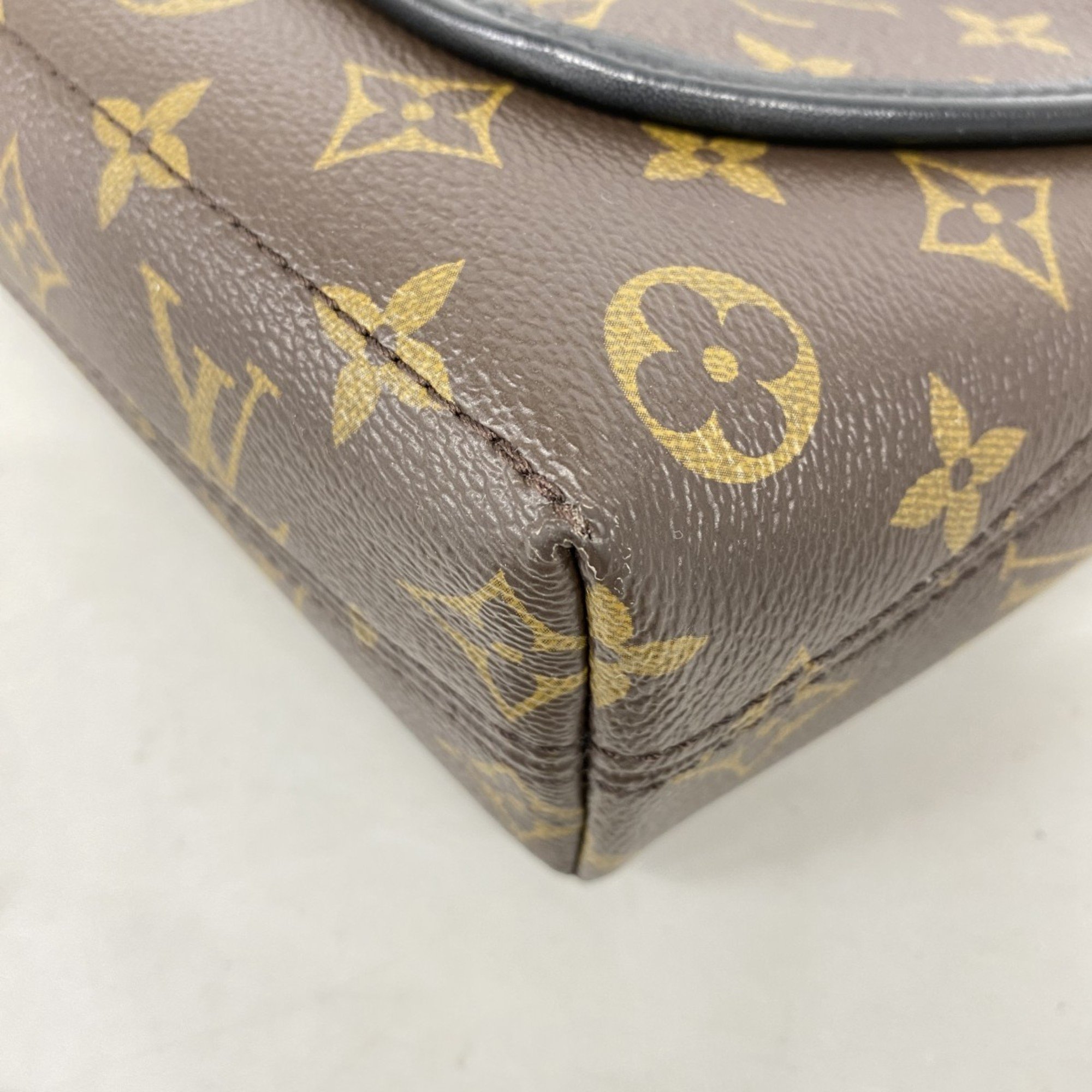 ルイ・ヴィトン(Louis Vuitton) ルイ・ヴィトン ショルダーバッグ モノグラム・マカサー マグネティック  M45557 ブラウン ブラックレディース