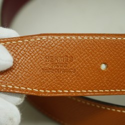 エルメス(Hermes) エルメス ベルト コンスタンスベルト ヴォーエプソン ゴールド ルージュアッシュ  □B刻印メンズ