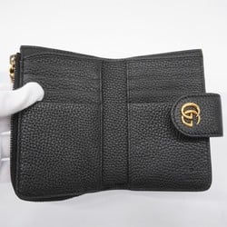 グッチ(Gucci) グッチ 財布 バンブー 739498 レザー ブラック レディース