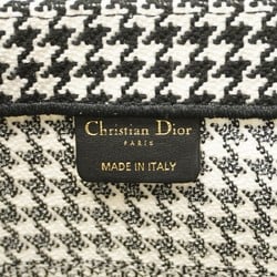 クリスチャン・ディオール(Christian Dior) クリスチャンディオール トートバッグ ブックトート キャンバス ブラック ホワイトレディース