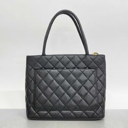 シャネル(Chanel) シャネル トートバッグ 復刻トート キャビアスキン ブラック レディース