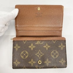 ルイ・ヴィトン(Louis Vuitton) ルイ・ヴィトン 財布 モノグラム ポルトモネビエトレゾール M61730 ブラウンレディース