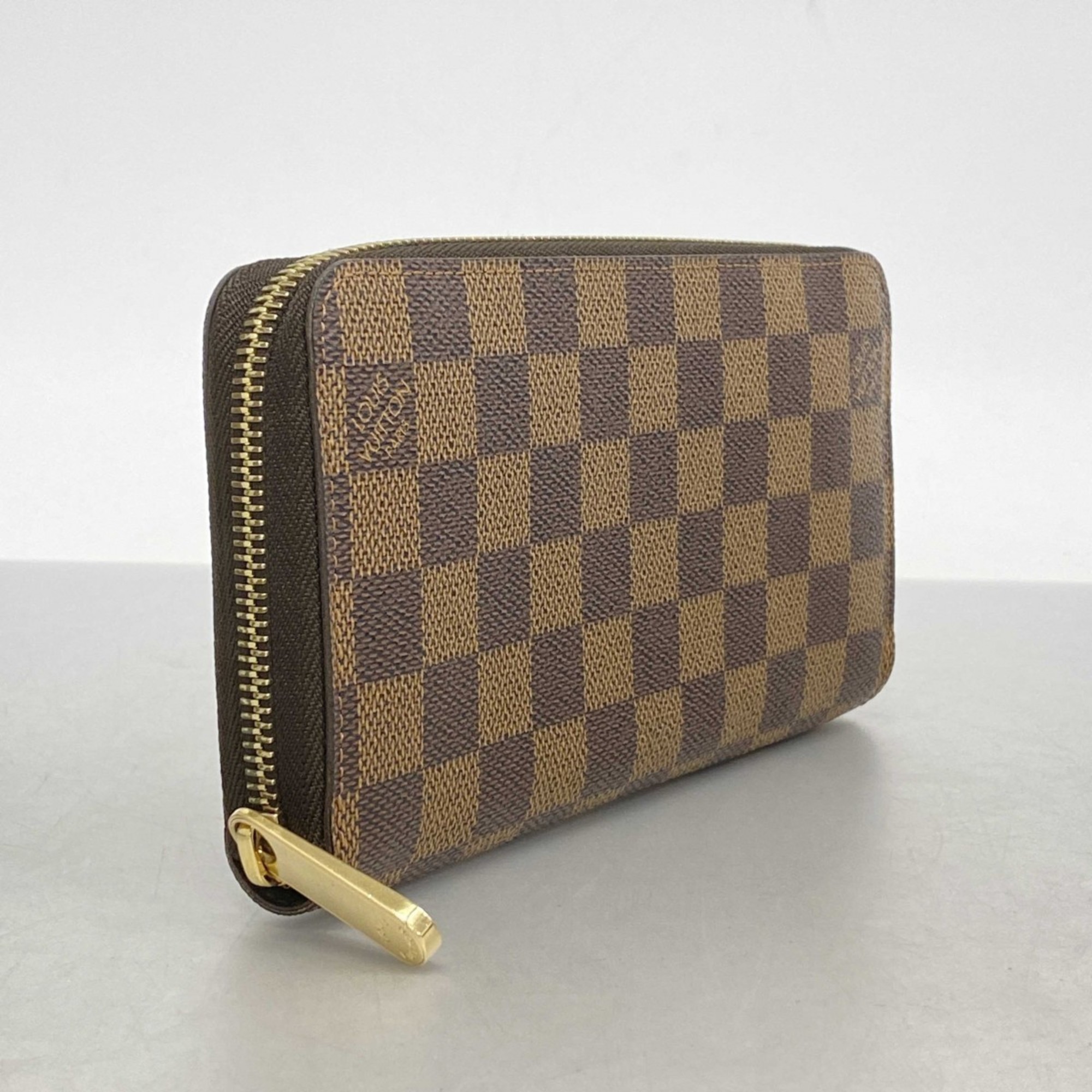 ルイ・ヴィトン(Louis Vuitton) ルイ・ヴィトン 長財布 ダミエ ジッピーウォレット N60015 エベヌメンズ レディース