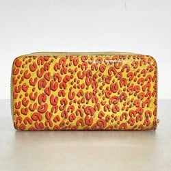 ルイ・ヴィトン(Louis Vuitton) ルイ・ヴィトン 長財布 ヴェルニ・レオパード ジッピーウォレット M91476 ブロンコライユレディース