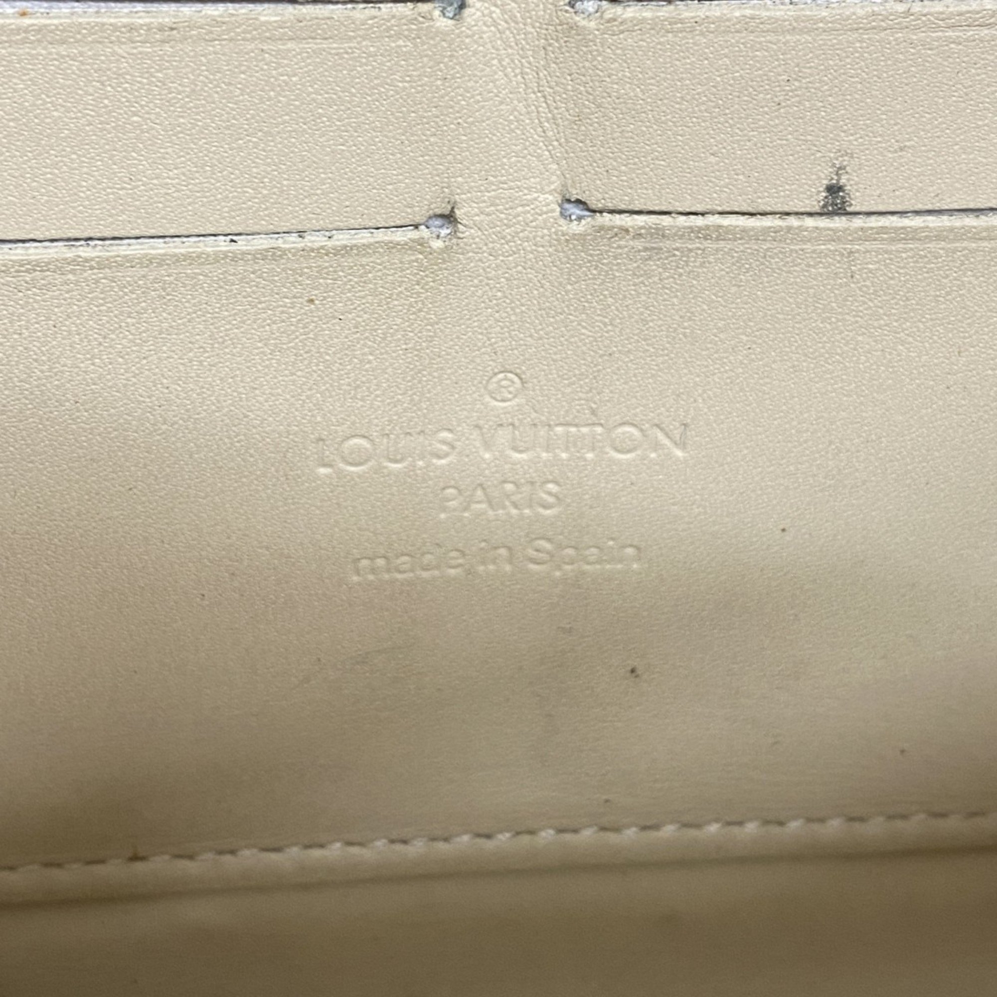 ルイ・ヴィトン(Louis Vuitton) ルイ・ヴィトン 長財布 ヴェルニ・レオパード ジッピーウォレット M91476 ブロンコライユレディース