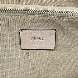 フェンディ(Fendi) フェンディ ハンドバッグ レザー ベージュ レディース