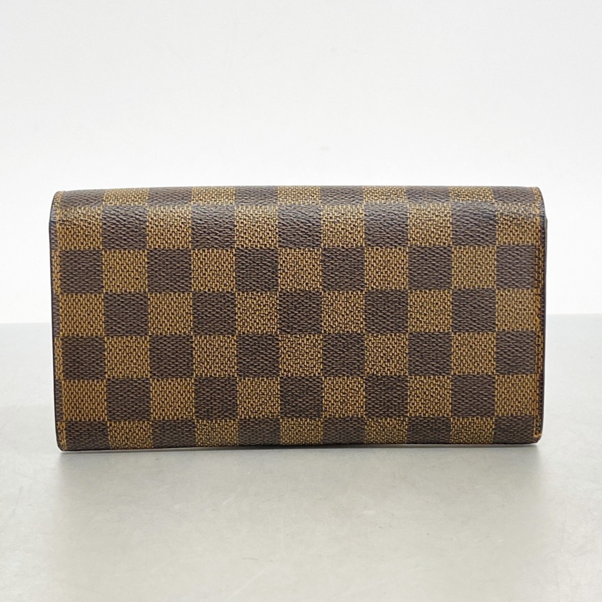 ルイ・ヴィトン(Louis Vuitton) ルイ・ヴィトン 長財布 ダミエ ポシェットポルトモネクレディ N61724 エベヌレディース |  eLADY Globazone