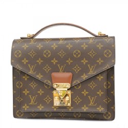 ルイ・ヴィトン(Louis Vuitton) ルイ・ヴィトン ハンドバッグ モノグラム モンソー M51185 ブラウンレディース