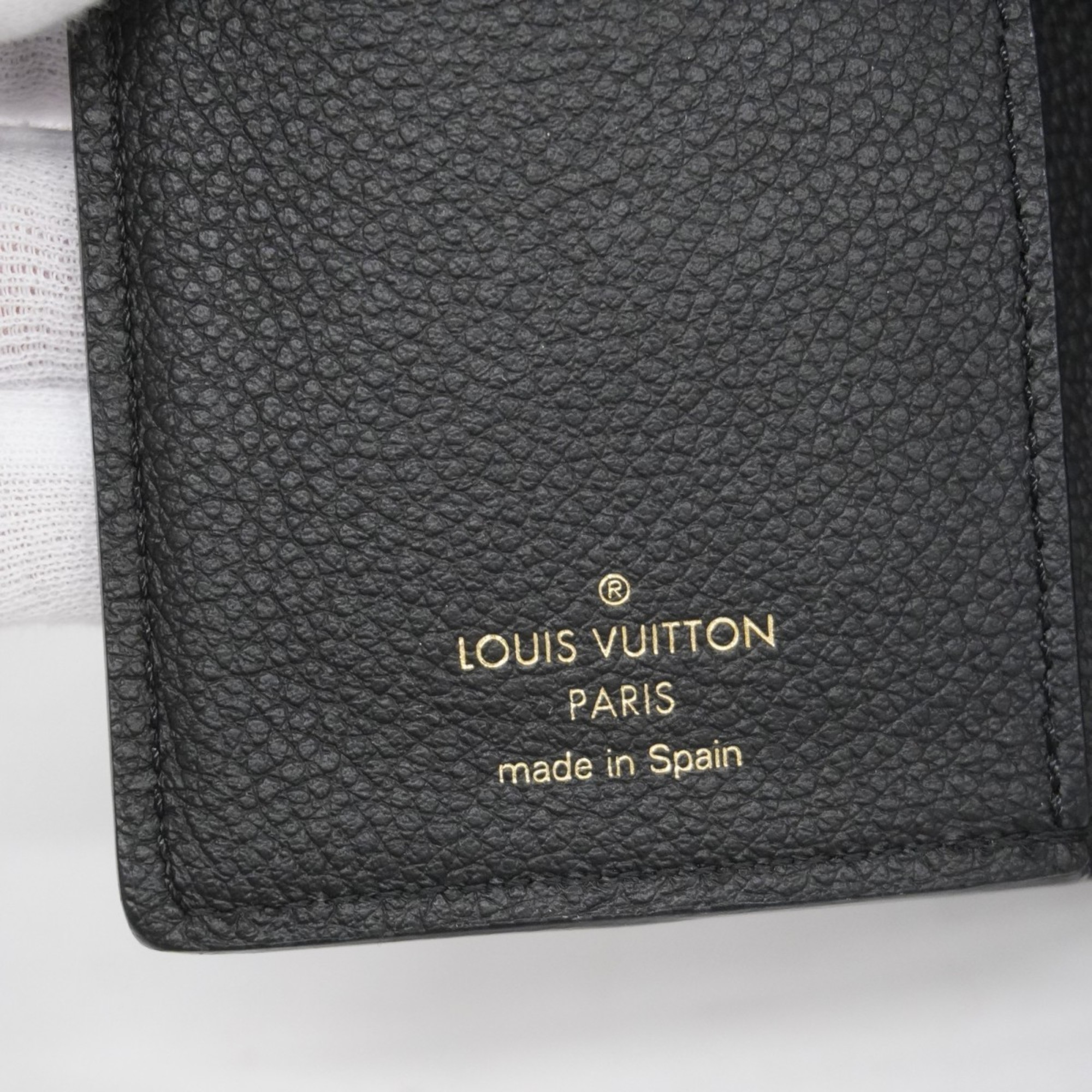 ルイ・ヴィトン(Louis Vuitton) ルイ・ヴィトン 三つ折り財布 モノグラム・アンプラント ポルトフォイユメティス コンパクト M80880 ノワールレディース