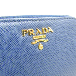 プラダ(Prada) SAFFIANO METAL 1MM268 レディース レザー 小銭入れ・コインケース ブルー