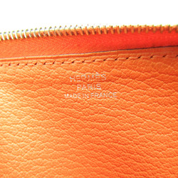 エルメス(Hermes) アザップ クラシック 044090CK メンズ,レディース シェーブル 長財布（二つ折り） オレンジ