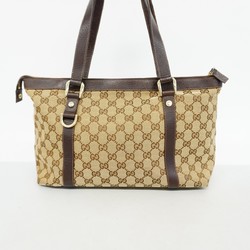 グッチ(Gucci) グッチ ハンドバッグ GGキャンバス アビー 141470 キャンバス ブラウン シャンパンレディース