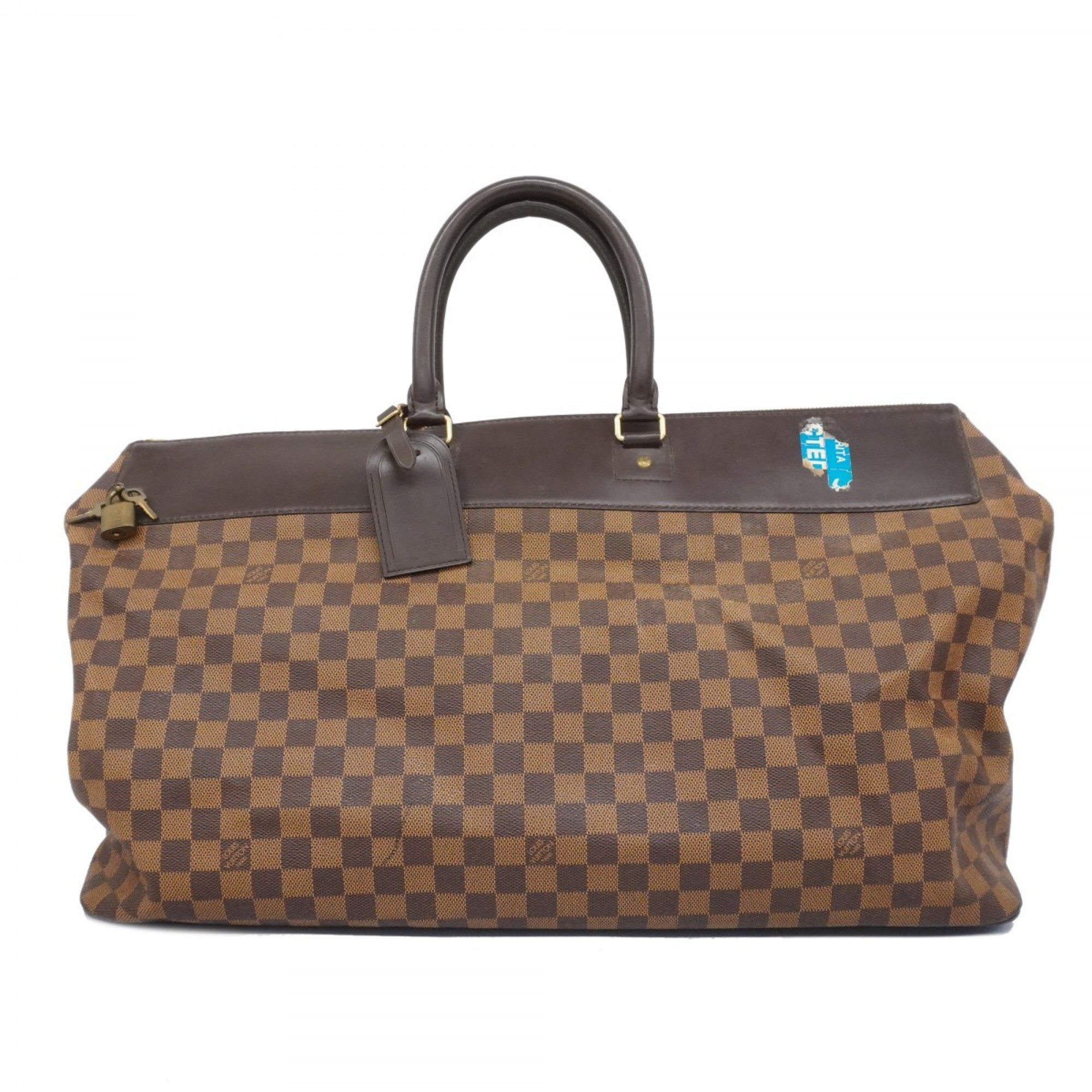 ルイ・ヴィトン(Louis Vuitton) ルイ・ヴィトン ボストンバッグ ダミエ グリニッジGM N41155 エベヌメンズ レディース