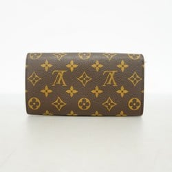 ルイ・ヴィトン(Louis Vuitton) ルイ・ヴィトン 長財布 モノグラム ポルトモネクレディ M61726 ブラウンレディース