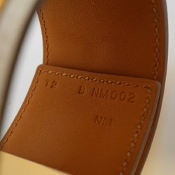 エルメス(Hermes) エルメス ブレスレット コリエ・ド・シアン GPメッキ レザー ホワイト ブラウン ローズゴールド B刻印メンズ レディース