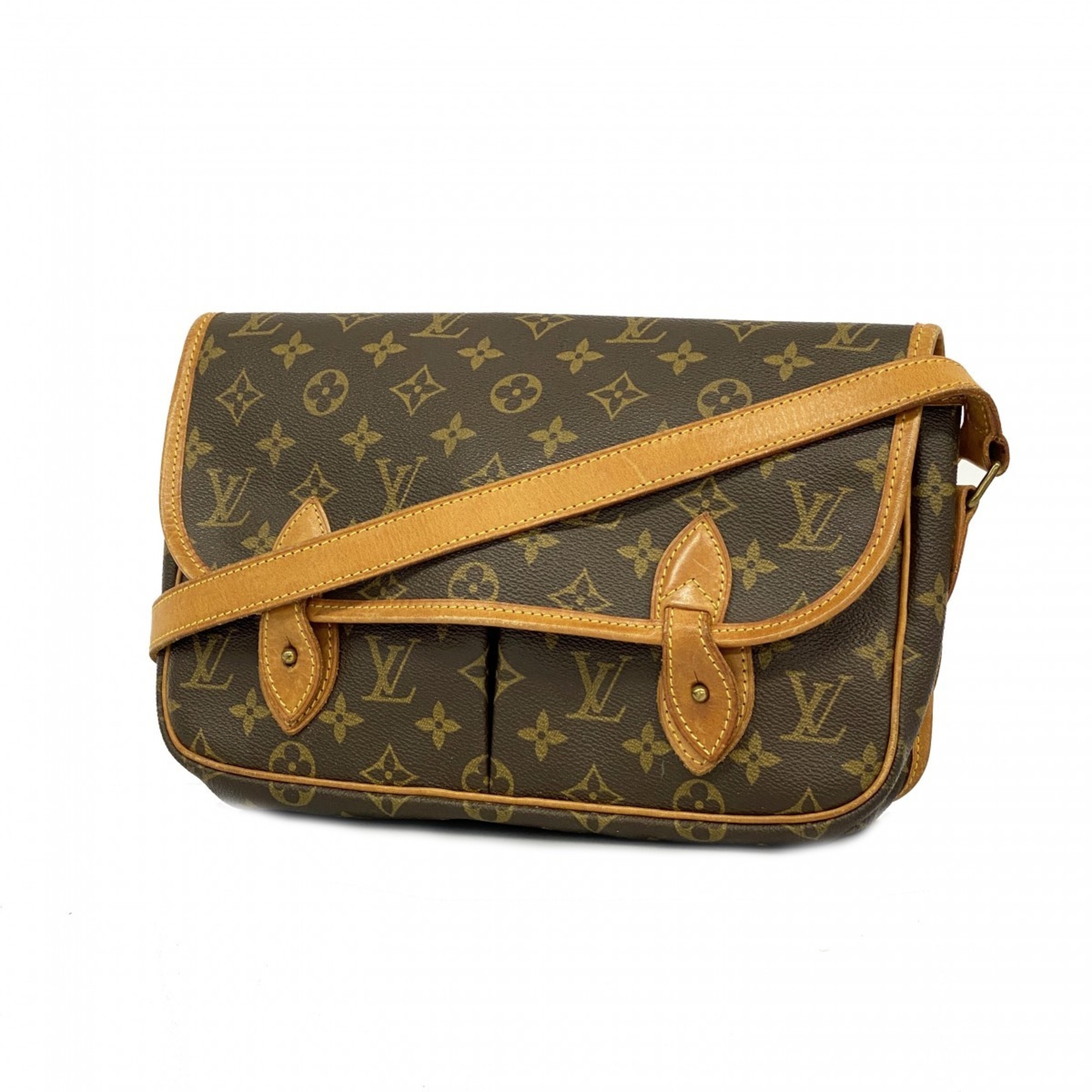 ルイ・ヴィトン(Louis Vuitton) ルイ・ヴィトン ショルダーバッグ モノグラム ジベシエールMM M42247 ブラウンレディース