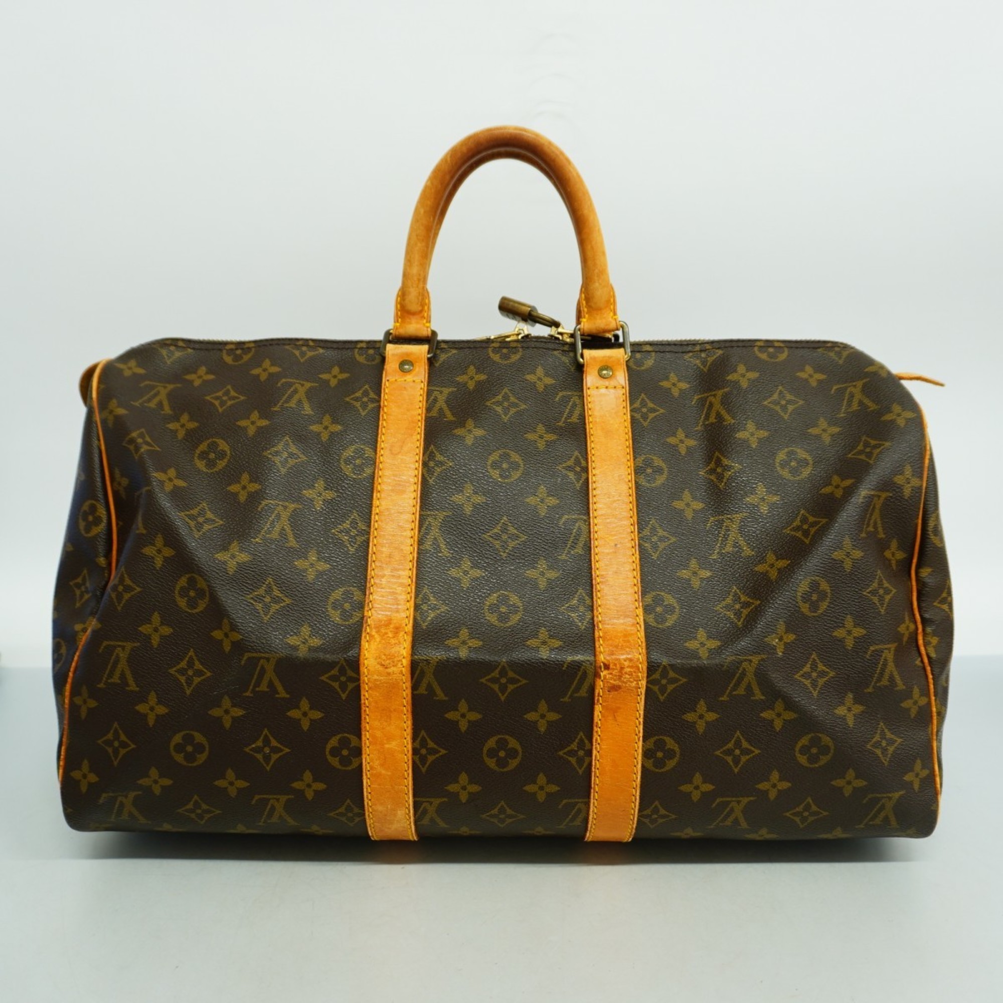 ルイ・ヴィトン(Louis Vuitton) ルイ・ヴィトン ボストンバッグ モノグラム キーポル45 M41428 ブラウンメンズ レディース