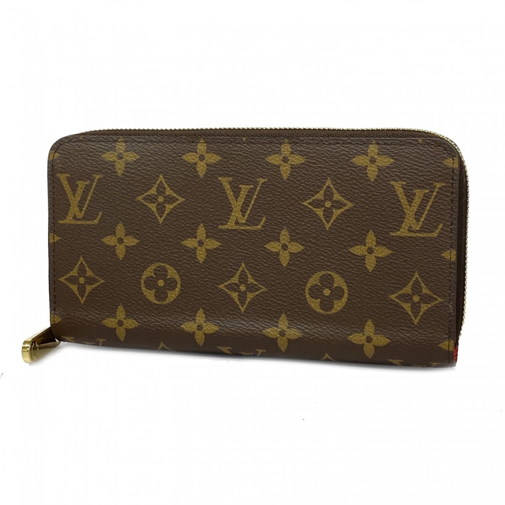 ルイ・ヴィトン(Louis Vuitton) ルイ・ヴィトン 長財布 モノグラム ジッピーウォレット M41896 ブラウン コクリコレディース