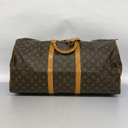 ルイ・ヴィトン(Louis Vuitton) ルイ・ヴィトン ボストンバッグ モノグラム キーポル55 M41424 ブラウンメンズ レディース