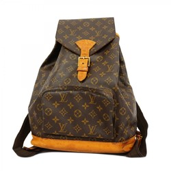 ルイ・ヴィトン(Louis Vuitton) ルイ・ヴィトン リュック・デイパック モノグラム モンスリGM M51135 ブラウンレディース