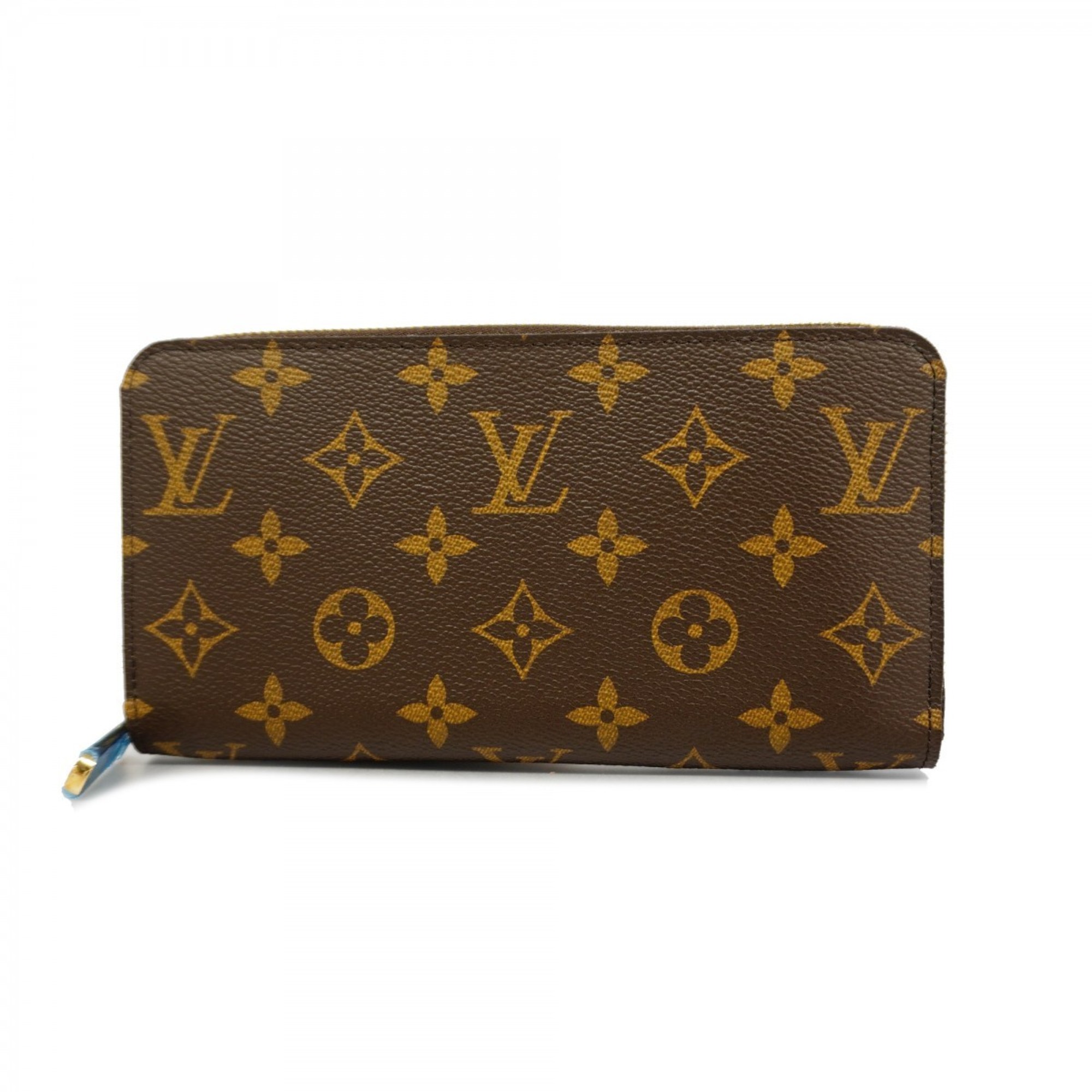 ルイ・ヴィトン(Louis Vuitton) ルイ・ヴィトン 長財布 モノグラム ジッピーウォレット M60017 ブラウンメンズ レディース