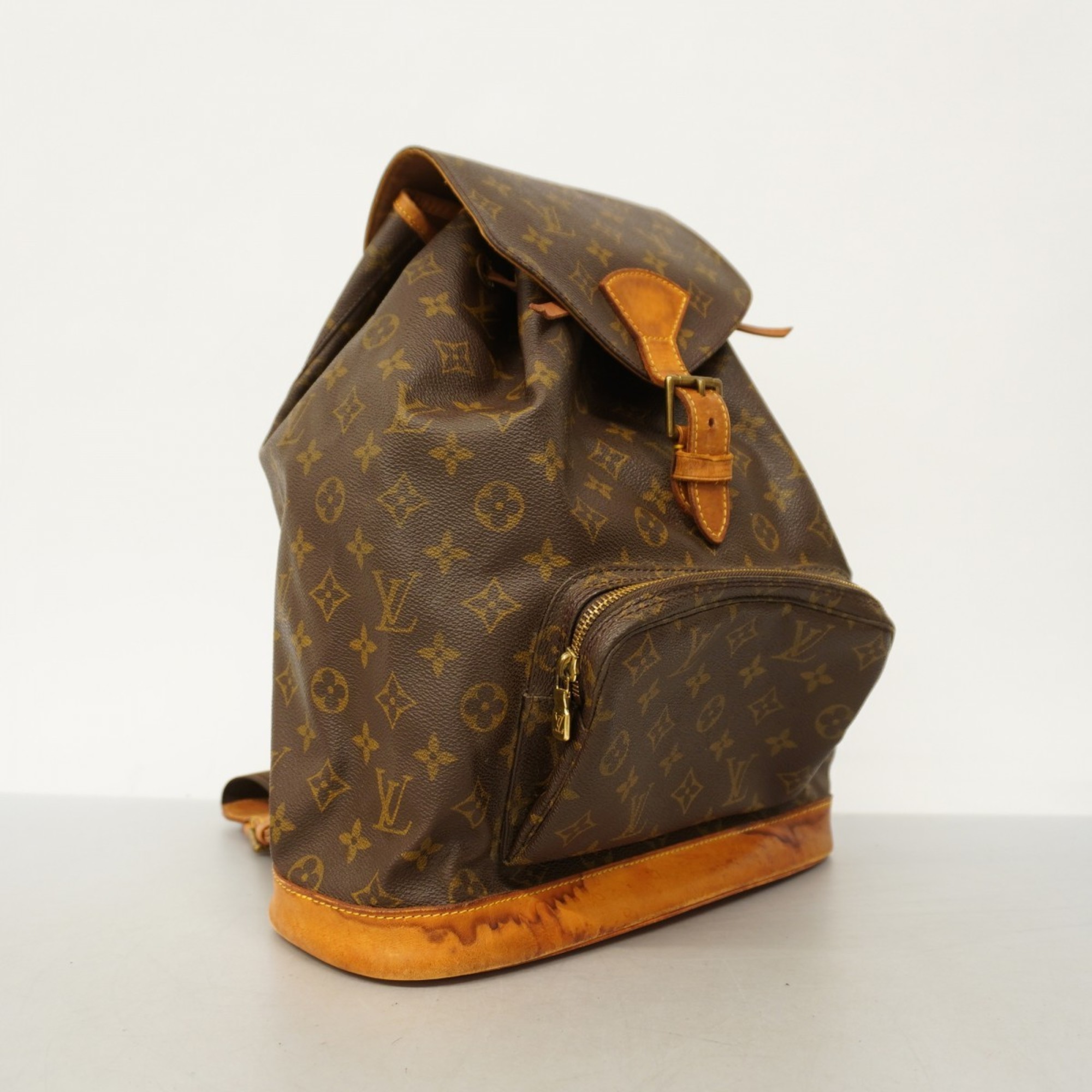 ルイ・ヴィトン(Louis Vuitton) ルイ・ヴィトン リュック・デイパック モノグラム モンスリGM M51135 ブラウンレディース