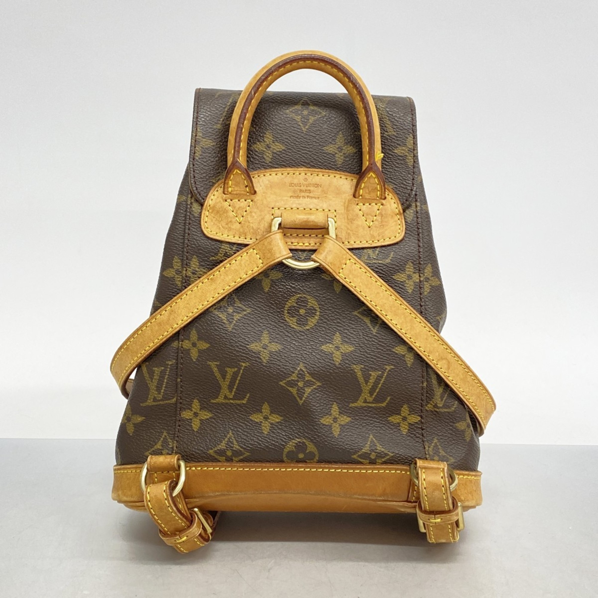 ルイ・ヴィトン(Louis Vuitton) ルイ・ヴィトン リュック・デイパック モノグラム モンスリ M51137 ブラウンレディース