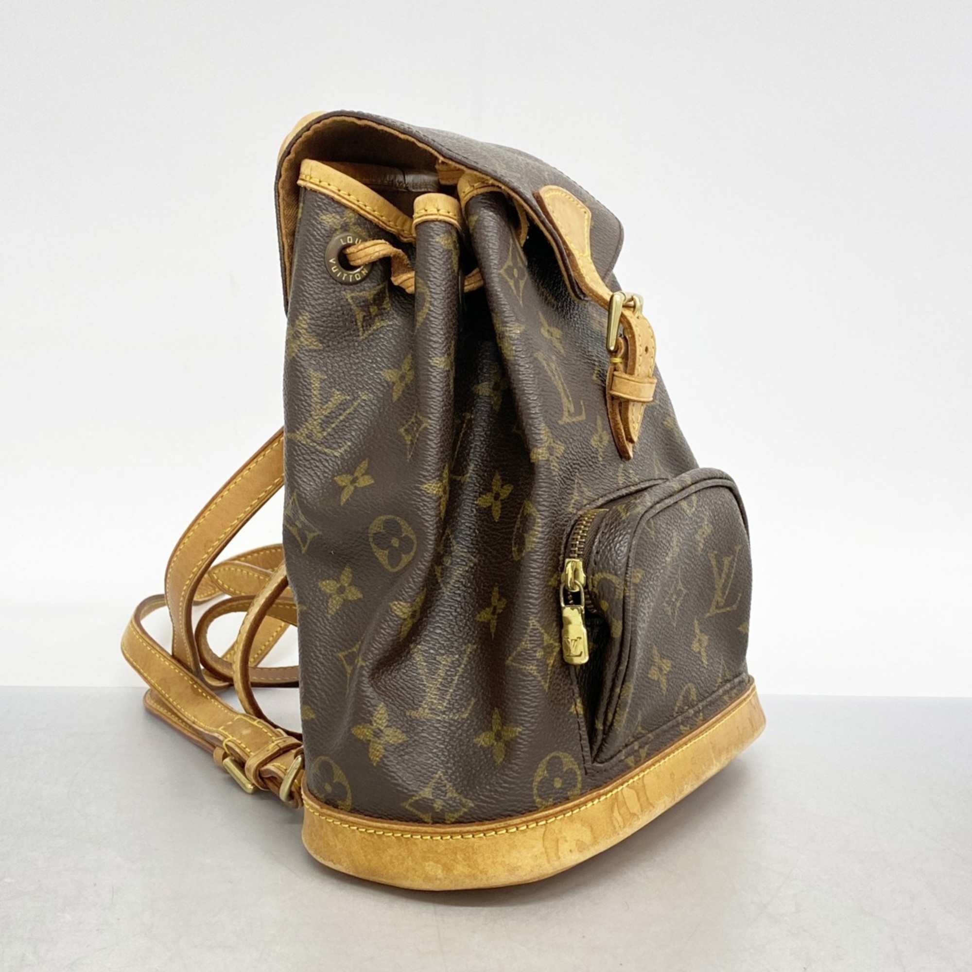 ルイ・ヴィトン(Louis Vuitton) ルイ・ヴィトン リュック・デイパック モノグラム モンスリ M51137 ブラウンレディース