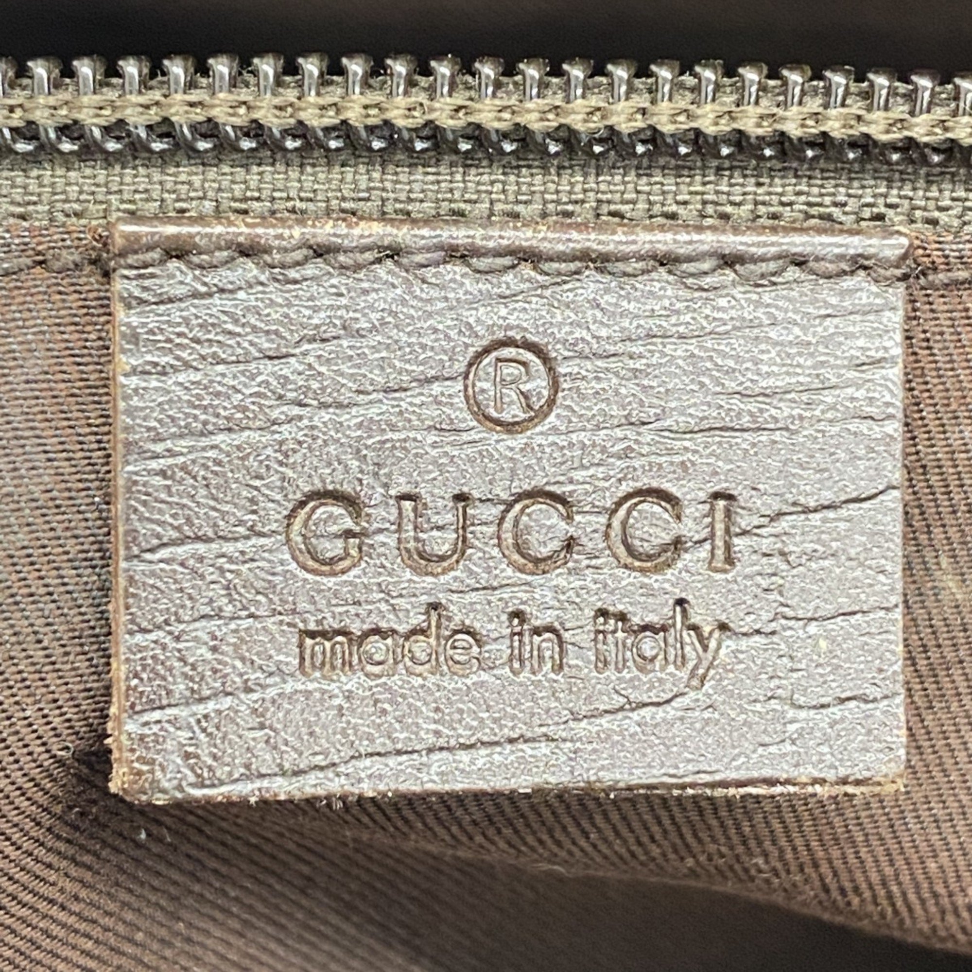 グッチ(Gucci) グッチ トートバッグ GGスプリーム 114288  レザー ブラウン レディース