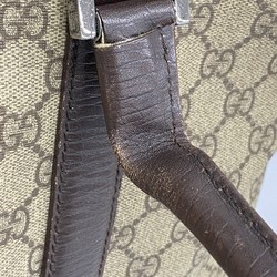 グッチ(Gucci) グッチ トートバッグ GGスプリーム 114288  レザー ブラウン レディース