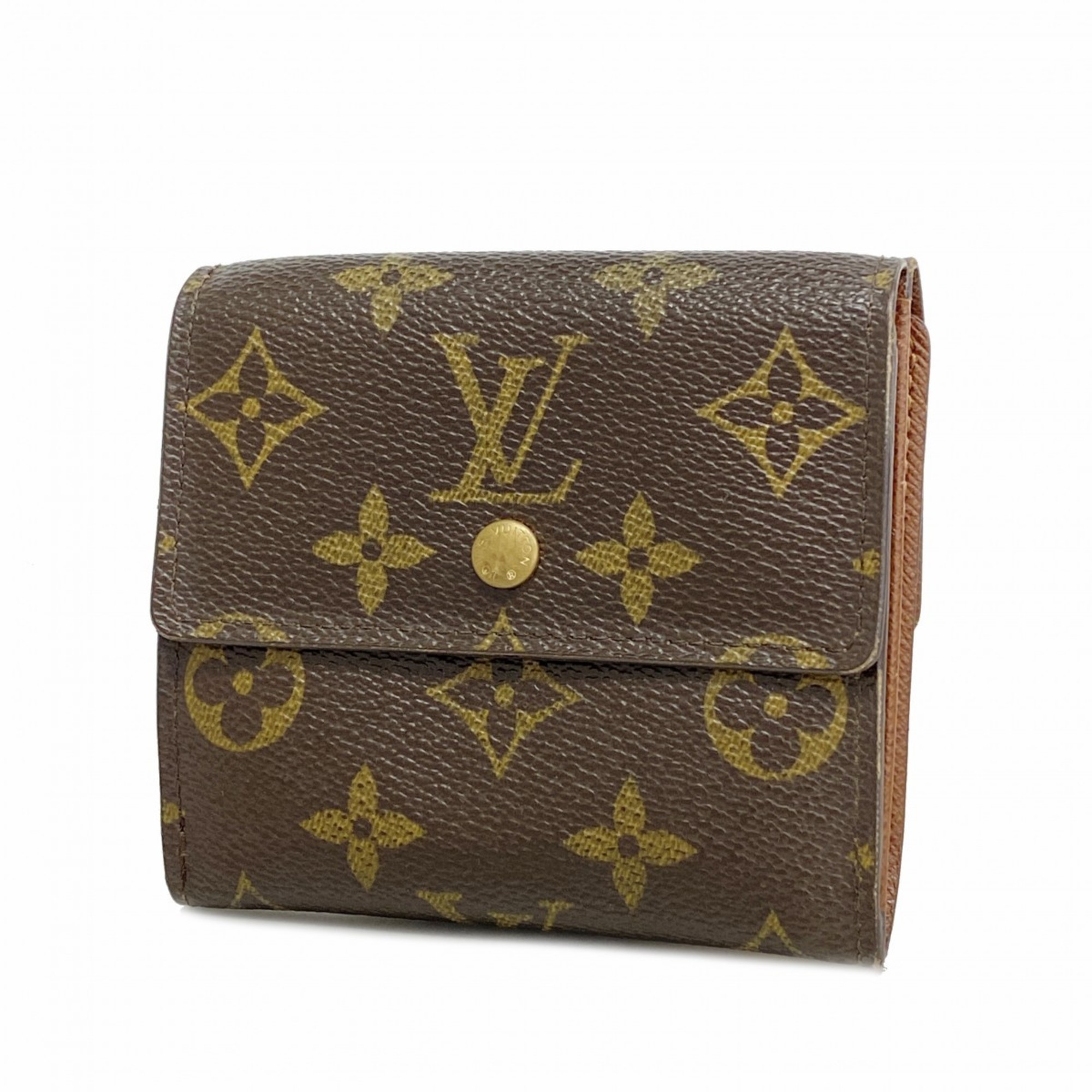 ルイ・ヴィトン(Louis Vuitton) ルイ・ヴィトン 三つ折り財布 モノグラム ポルトフォイユエリーズ M61654 ブラウンメンズ レディース