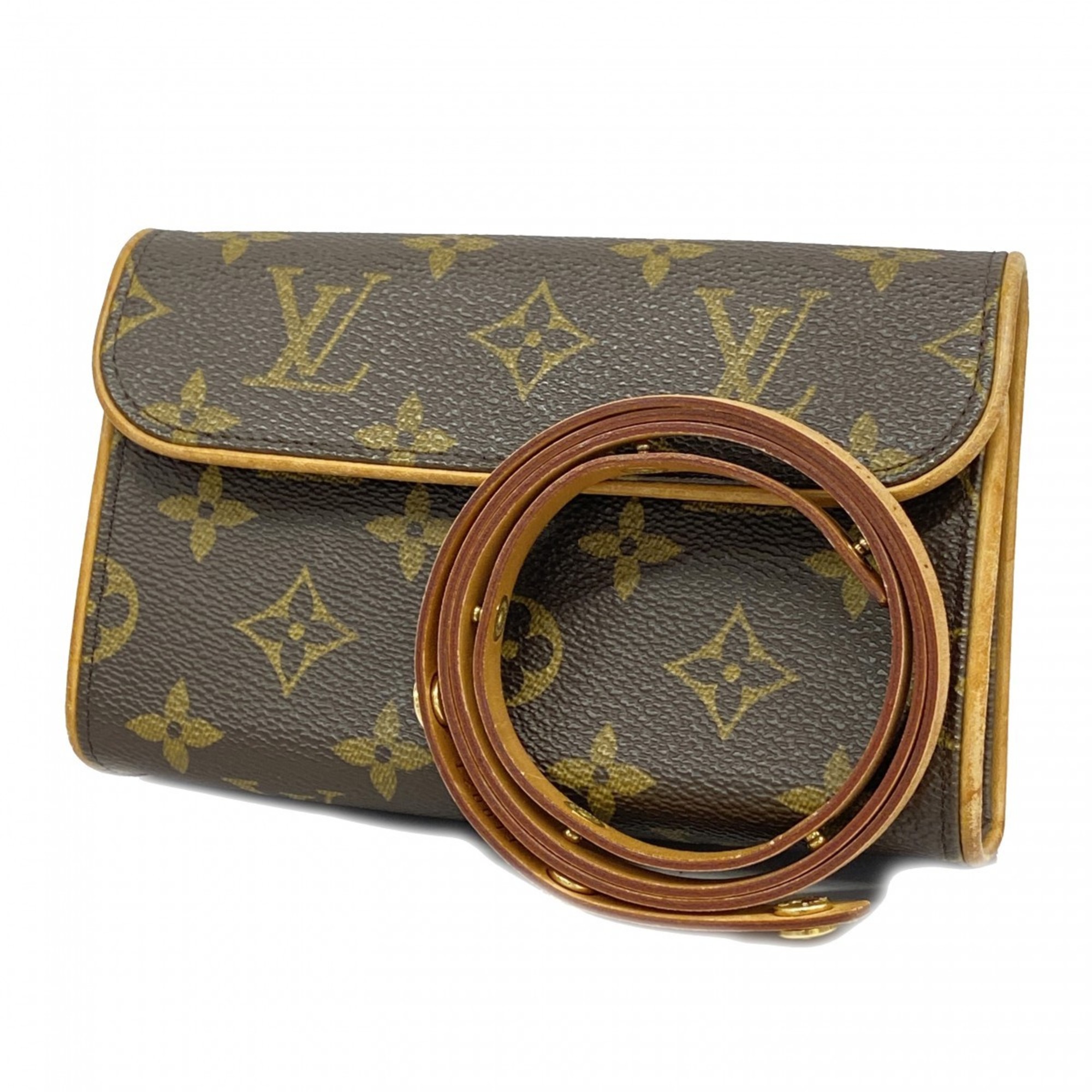 ルイ・ヴィトン(Louis Vuitton) ルイ・ヴィトン ポシェット モノグラム ポシェットフロランティーヌ M51855 ブラウンレディース