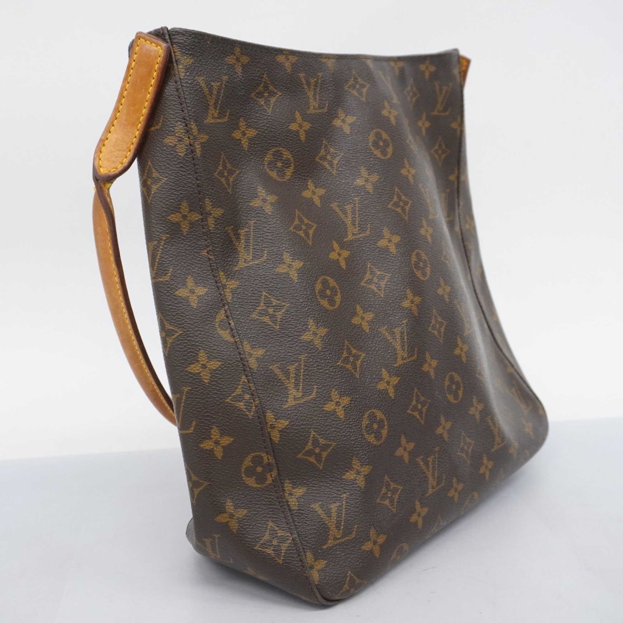 ルイ・ヴィトン(Louis Vuitton) ルイ・ヴィトン ショルダーバッグ モノグラム ルーピングGM M51145 ブラウンレディース