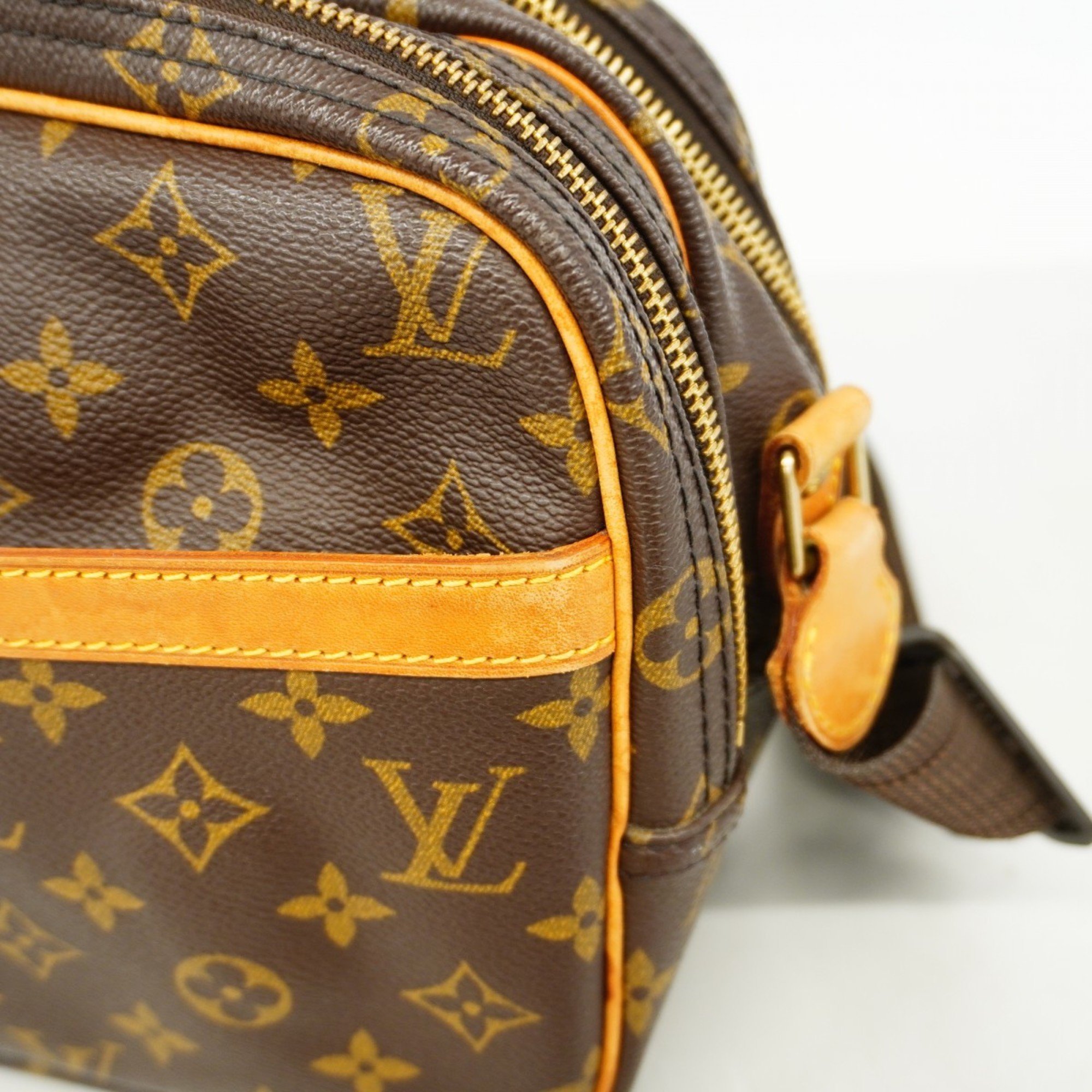 ルイ・ヴィトン(Louis Vuitton) ルイ・ヴィトン ショルダーバッグ モノグラム リポーターPM M45254 ブラウンレディース