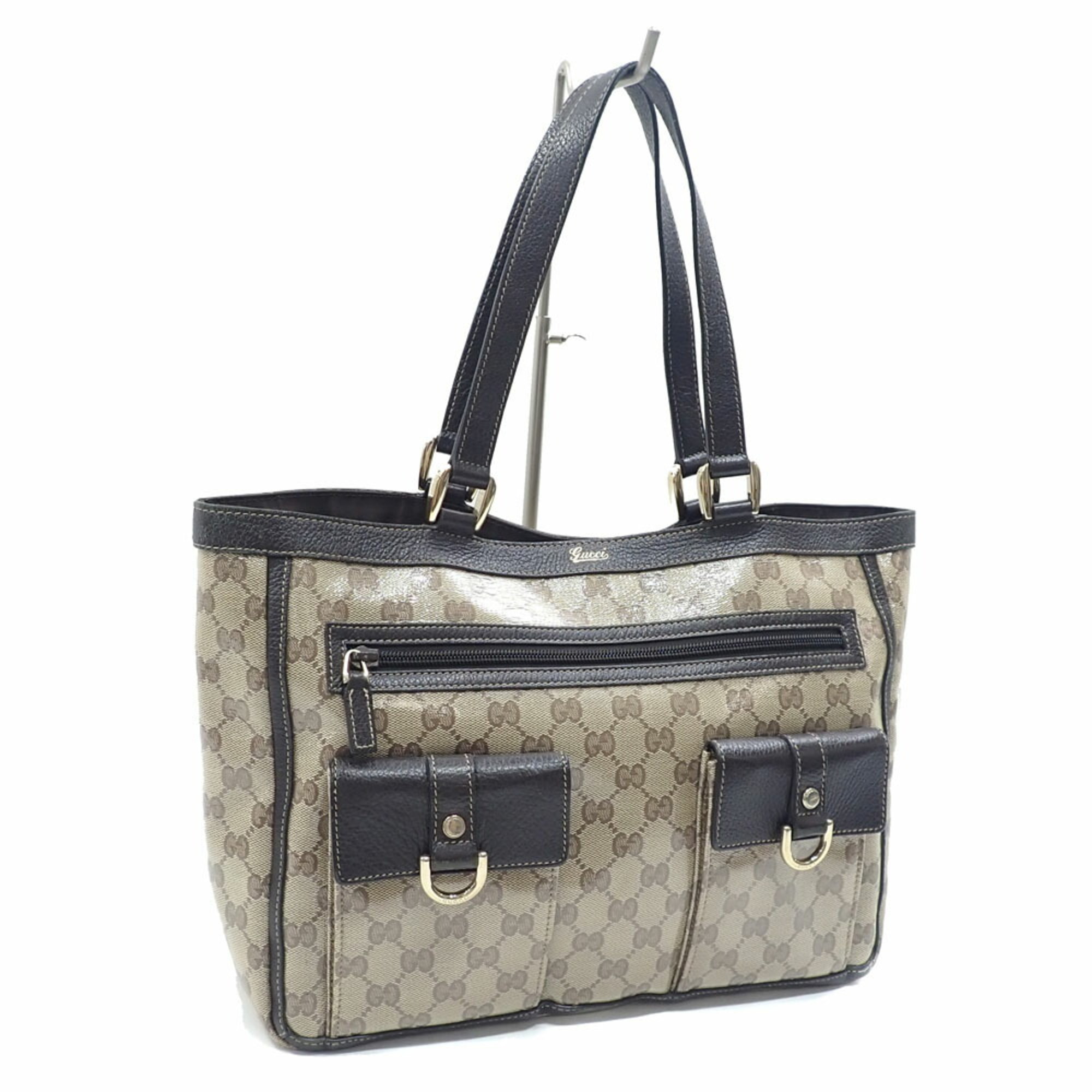 グッチ(Gucci) グッチ トートバッグ GGクリスタル レディース ブラウン 茶色 パテントレザー 268639 ハンド A215141