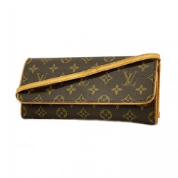 ルイ・ヴィトン(Louis Vuitton) ルイ・ヴィトン ショルダーバッグ モノグラム ポシェットツインGM M51852 ブラウンレディース