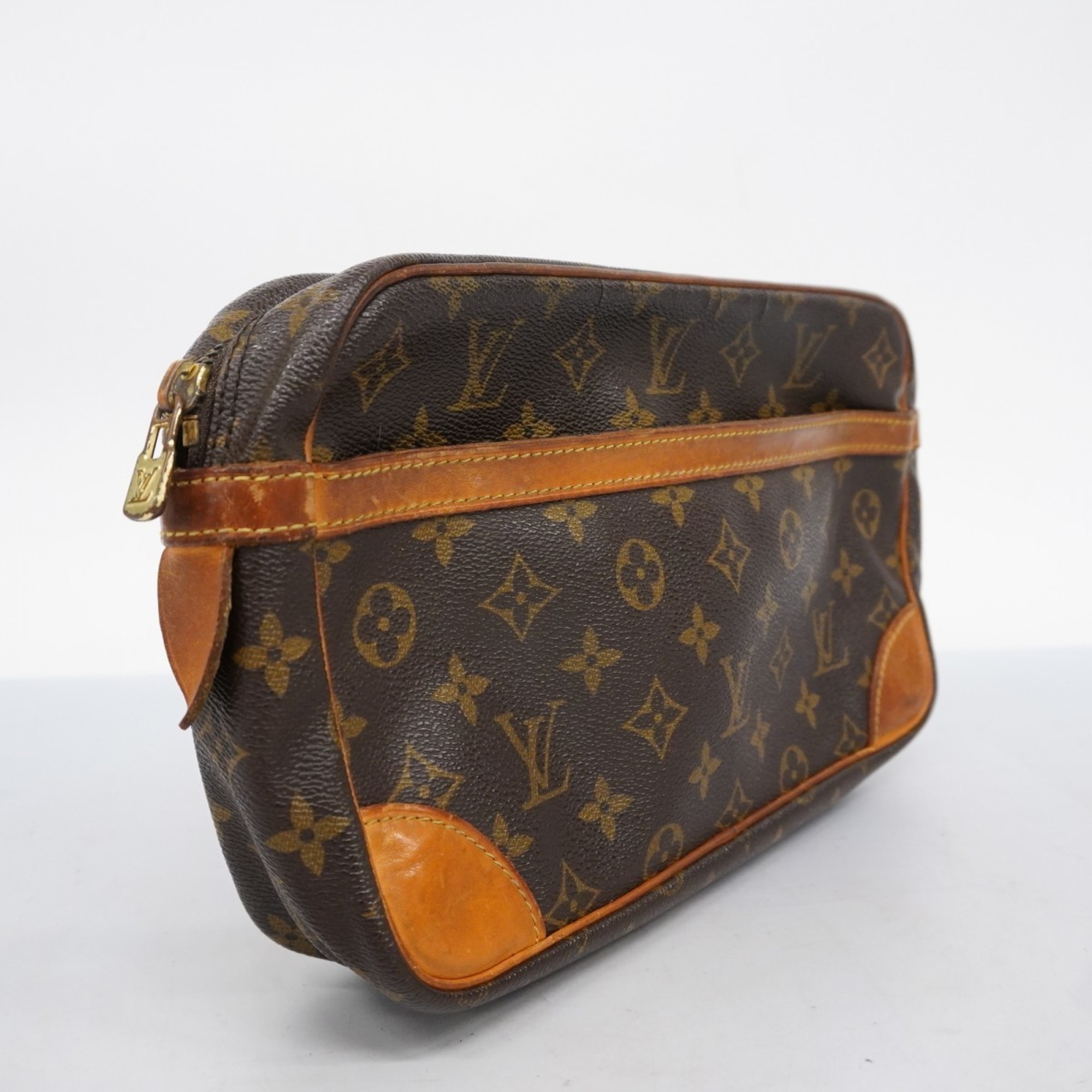 ルイ・ヴィトン(Louis Vuitton) ルイ・ヴィトン クラッチバッグ モノグラム コンピエーニュ28 M51845 ブラウンレディース