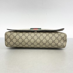 グッチ(Gucci) グッチ ショルダーバッグ GGスプリーム シェリーライン 475432  ベージュ ブラック メンズ