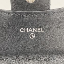 シャネル(Chanel) シャネル 長財布 マトラッセ ラムスキン ブラック レディース