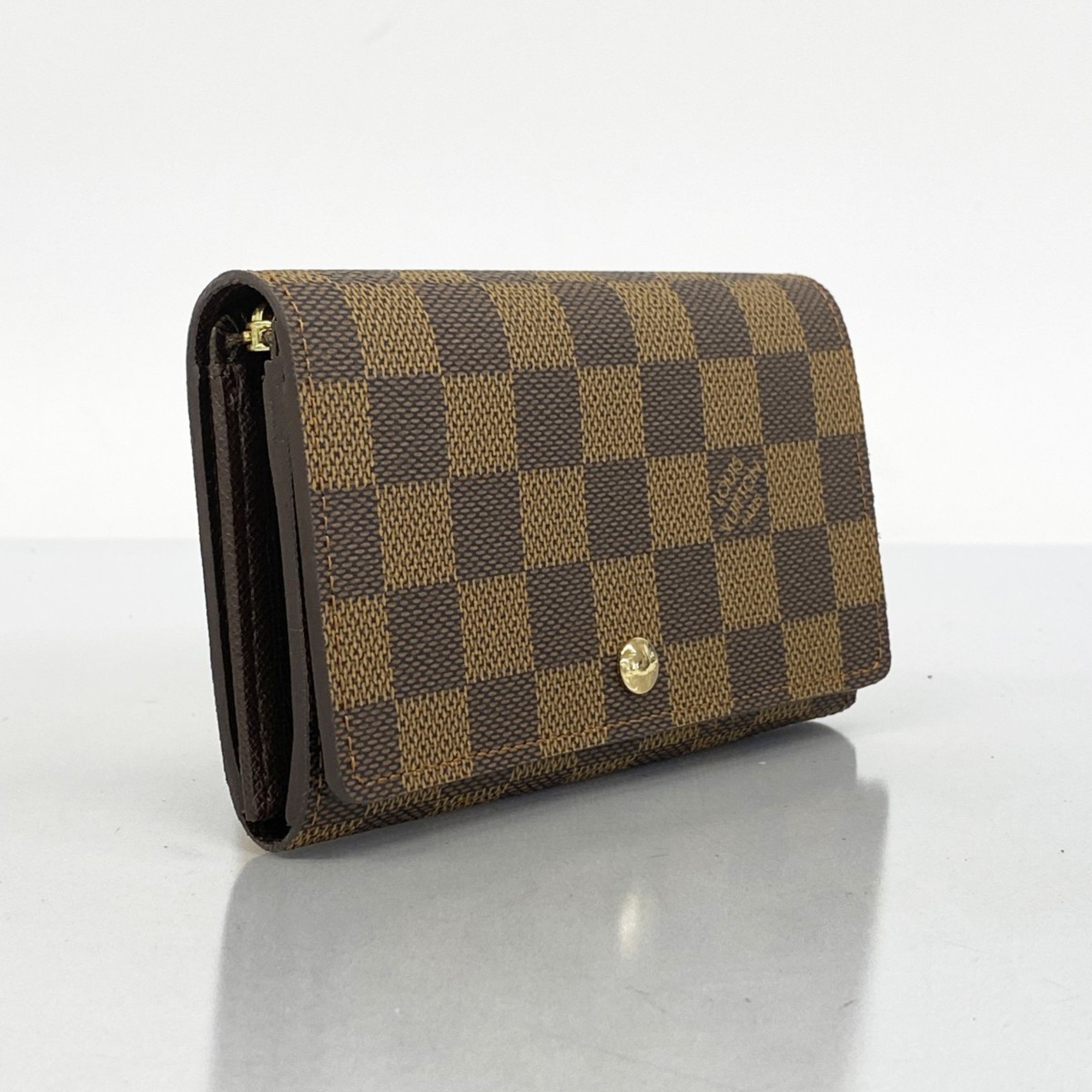 ルイ・ヴィトン(Louis Vuitton) ルイ・ヴィトン 財布 ダミエ ポルトモネビエトレゾール N61730 エベヌメンズ レディース