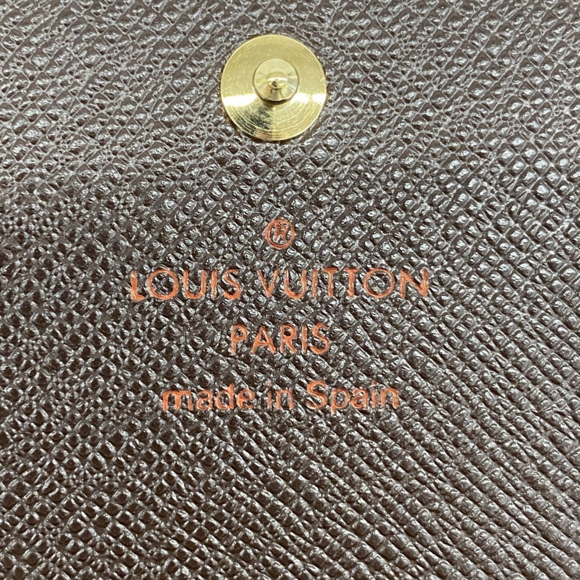 ルイ・ヴィトン(Louis Vuitton) ルイ・ヴィトン 財布 ダミエ ポルトモネビエトレゾール N61730 エベヌメンズ レディース