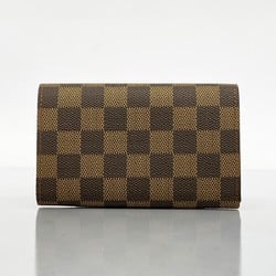 ルイ・ヴィトン(Louis Vuitton) ルイ・ヴィトン 財布 ダミエ ポルトモネビエトレゾール N61730 エベヌメンズ レディース