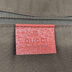 グッチ(Gucci) グッチ トートバッグ GGキャンバス シェリーライン 163805 キャンバス ブラウン レッド シャンパンレディース