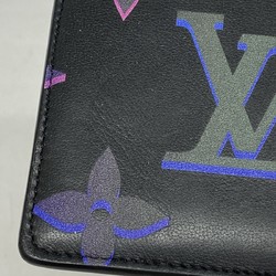 ルイ・ヴィトン(Louis Vuitton) ルイ・ヴィトン 財布 カーフ ポルトフォイユミュルティプル M82297 ブラックマルチメンズ