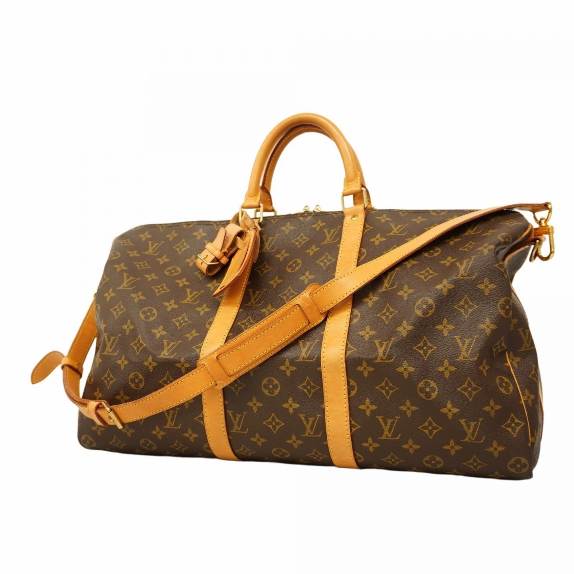 ルイ・ヴィトン(Louis Vuitton) ルイ・ヴィトン ボストンバッグ モノグラム キーポルバンドリエール50 M41416 ブラウンメンズ  レディース | eLADY Globazone