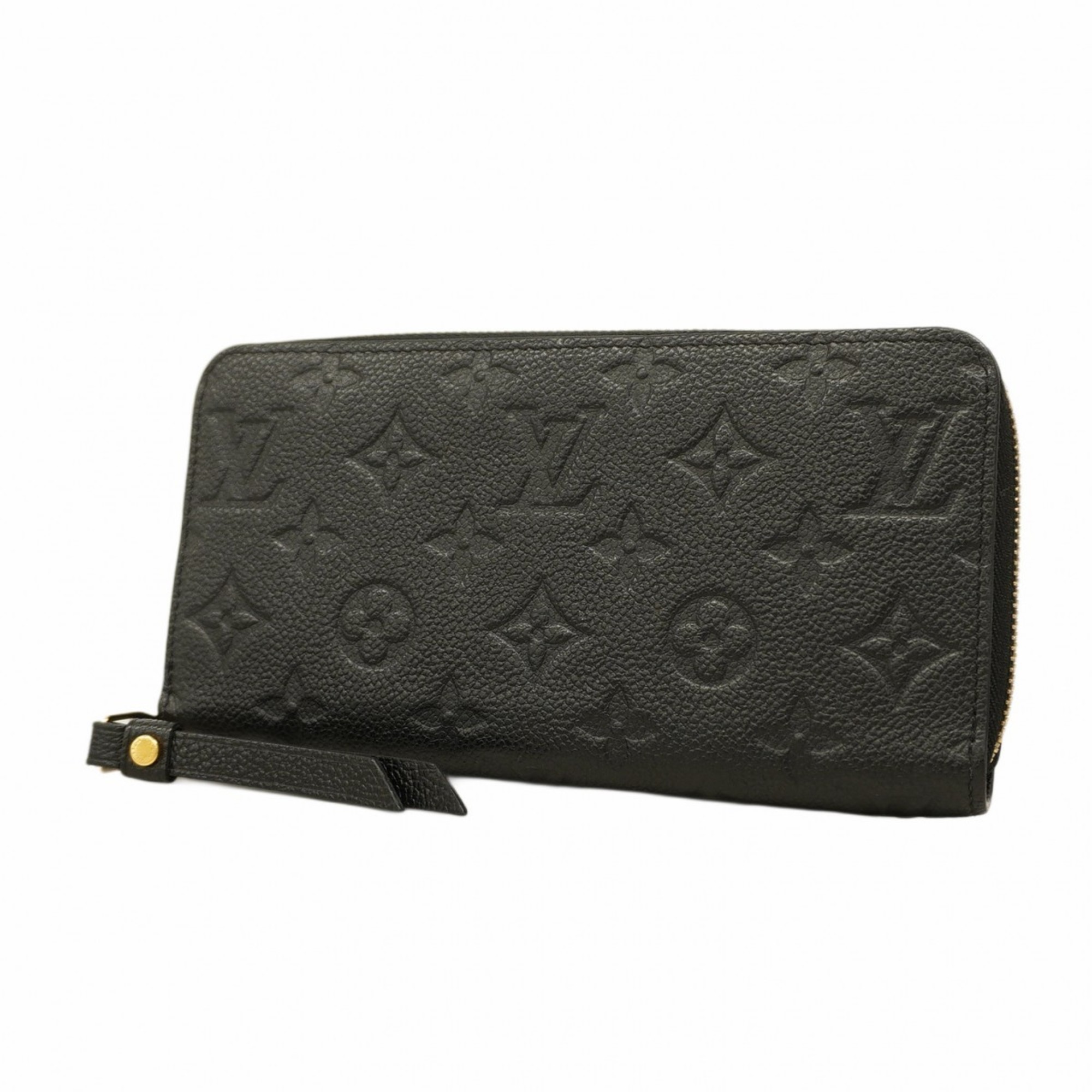 ルイ・ヴィトン(Louis Vuitton) ルイ・ヴィトン 長財布 モノグラム・アンプラント ジッピーウォレット M61864 ノワールレディース