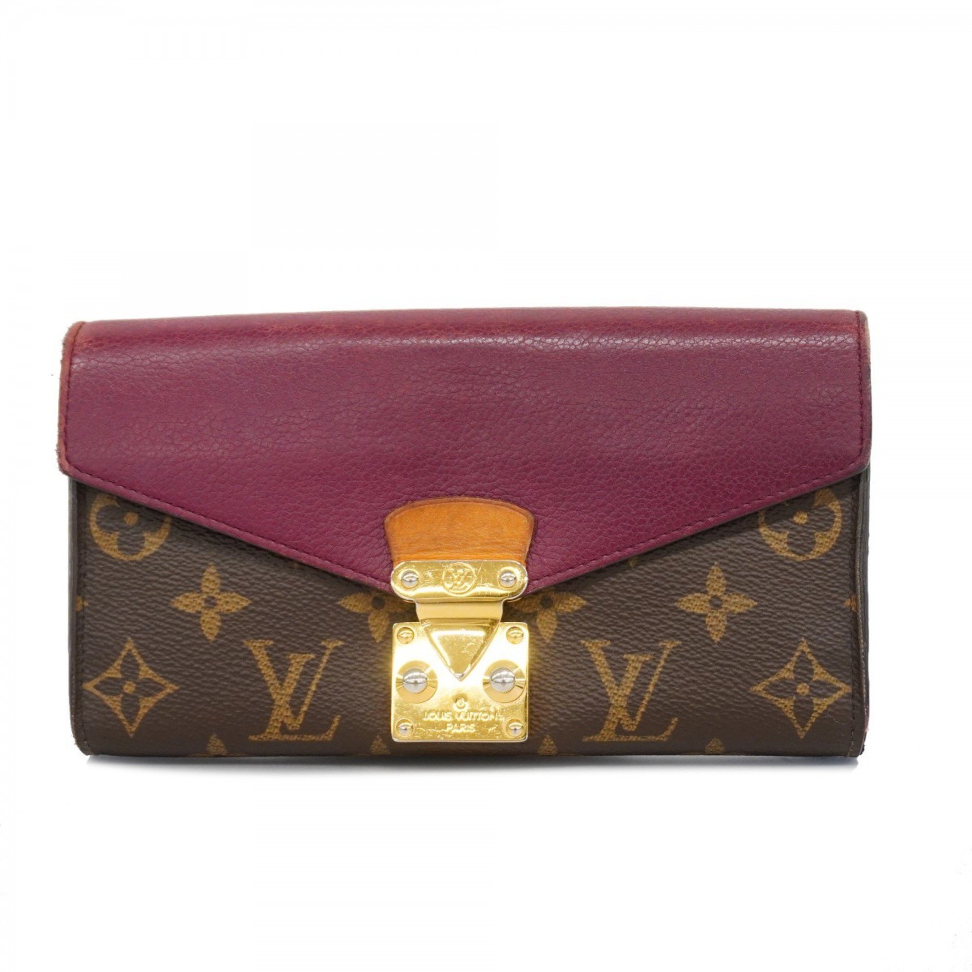 ルイ・ヴィトン(Louis Vuitton) ルイ・ヴィトン 長財布 モノグラム ポルトフォイユパラス M56241 ブラウン グレープレディース |  eLADY Globazone