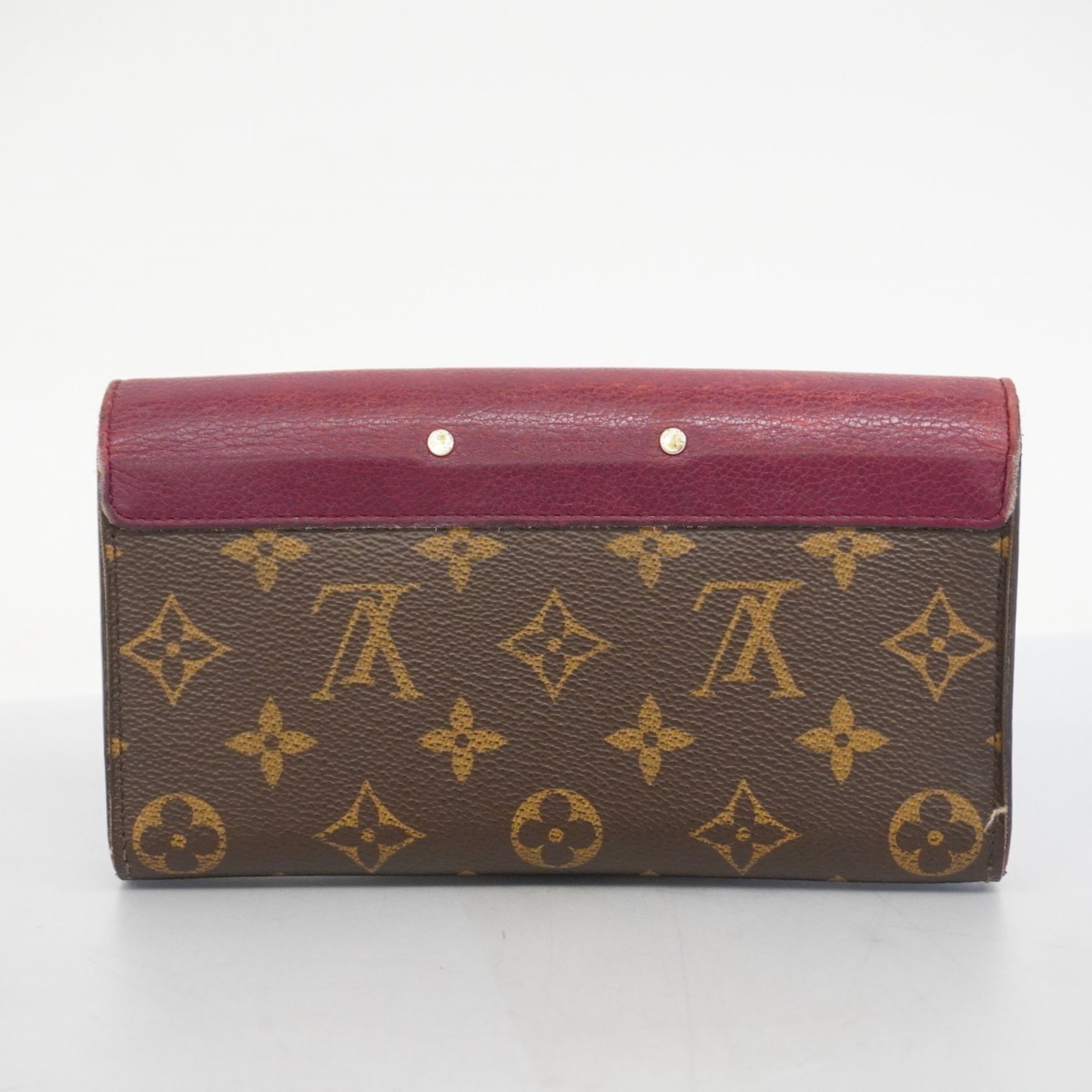 ルイ・ヴィトン(Louis Vuitton) ルイ・ヴィトン 長財布 モノグラム ポルトフォイユパラス M56241 ブラウン グレープレディース |  eLADY Globazone