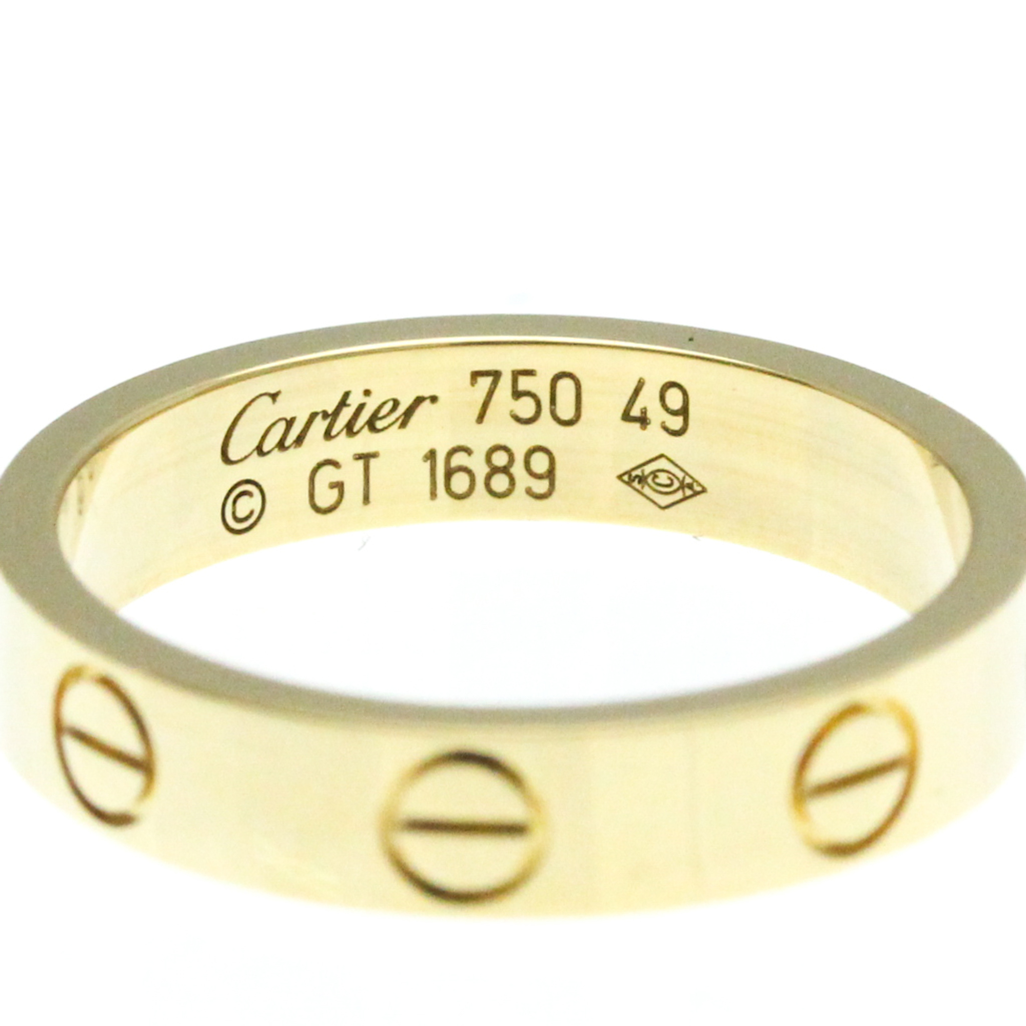 カルティエ(Cartier) ミニラブリング B4085049 K18イエローゴールド(K18YG) ファッション 無し バンドリング ゴールド