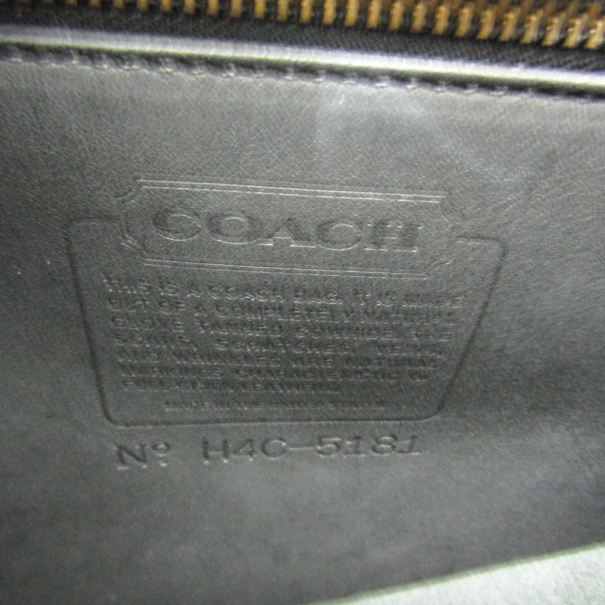 コーチ(Coach) オールドコーチ 5181 メンズ,レディース レザー ハンドバッグ,ショルダーバッグ ブラック